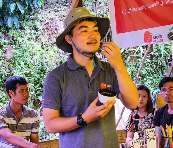 STONE VILLAGE LAB 代表　SCA公認トレーナー／CQI認定Qグレーダー Nguyen Van Hoaさん